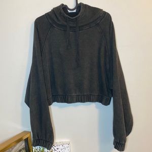 Black Aeropostale Crop Hoodie